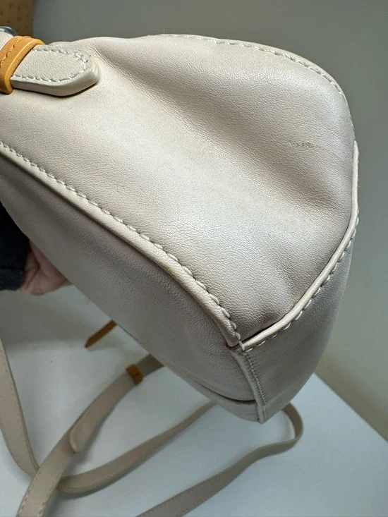 RADLEY LONDON Cream Leather Crossbody with Tan Accents - Picture 9 of 16